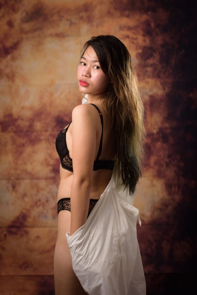 Femme en lingerie