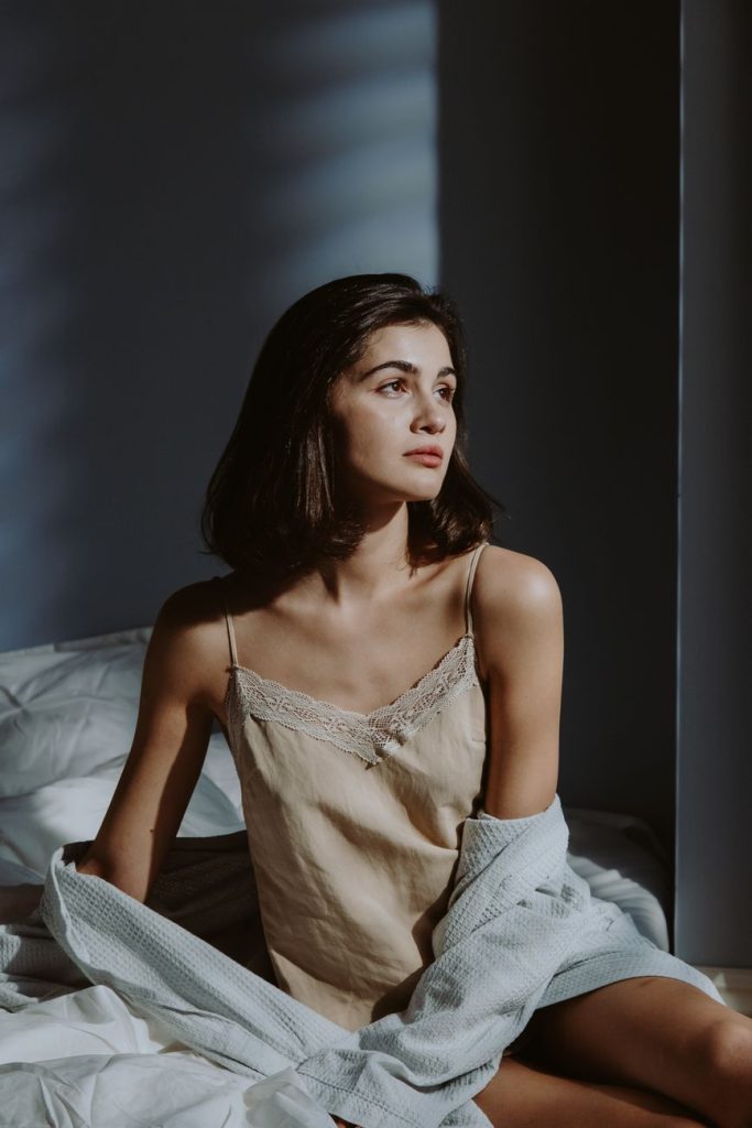 Femme en lingerie