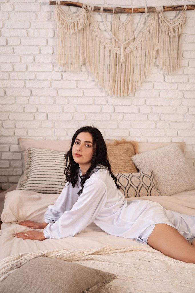 Femme en lingerie